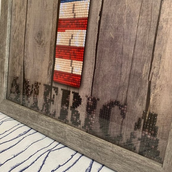 ⭐️ Patriotic Framed Diamond Art - Picture 8 of 8